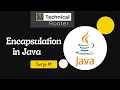 Encapsulation in java in Telugu and English Explaination