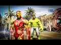 Lagu Iron Man vs Hulk epic battle!  - GTA 5 Iron Man mod - CocoBibu