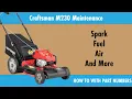 How To Maintain Your Craftsman M230 Push Mower WITH PART NUMBERS