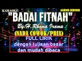 Download Lagu [ BADAI FITNAH ] || NADA COWOK/PRIA || VERSI DANGDUT ORIGINAL