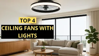Top 4 Ceiling Fans with Lights and Remote on Amazon 2025
