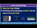 Step-by-Step Guide Patching and Updating vCenter Server from 8 0 to 8 0 U1b Part 1