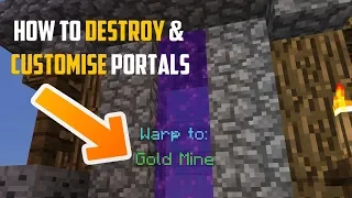 Hypixel Skyblock Guide - How to Break and Customize Portals