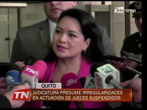 Judicatura presume irregularidades en actuación de jueces suspendidos