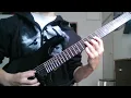 Before The Dawn Pitch Black Universe lead guitar cover