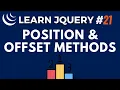 jQuery Position Offset Method - jQuery JS Library Tutorial