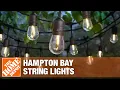 Hampton Bay 24 ft String Lights with LED Bulbs The Home Depot
