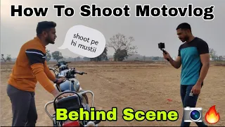 bullet standard 350 review behind the scene bts how to shoot motovlog motovlog shoot 