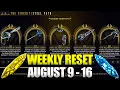 New Nightwave Wednesday Warframe Weekly Reset August 9 - 16
