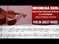 Free Sheet || Indonesia Raya - WR Soepratman || Violin Sheet Music