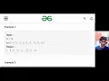 Move all negative elements to end GFG MASTER - DSA
