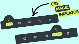 How to Create Magic Navigation Menu Indicator Using js