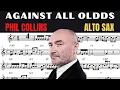 Download Lagu AGAINST ALL OLDDS [PHIL COLLINS] ALTO SAX SHEET MUSIC
