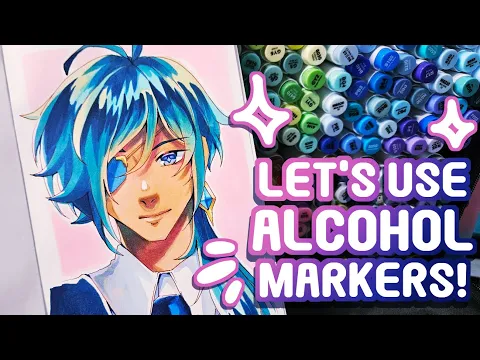Download MP3 Let's Make and Alcohol Marker Drawing! | Real Time Process