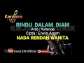 Download Lagu Rindu Dalam Diam - Yollanda (Karaoke/Lirik) Nada Rendah Wanita