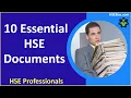 The 10 Essential Statutory HSE Documents for Construction Sites - Safety Training
