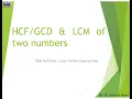 and LCM of Two Numbers Python Programs for Beginners XI Computer Science IP