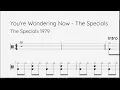 You're Wondering Now - The Specials DRUM SCORE