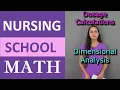 Dosage Calculation Problem Nursing School