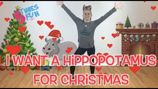 fun christmas dance choreography to i want a hippopotamus for christmas