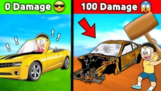 nobita destroyed all cars funny game 