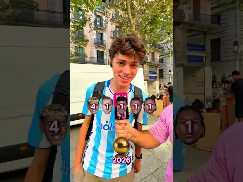Preguntamos en la calle quién merece el Balón de Oro y gana uno por goleada 🏆 #shorts