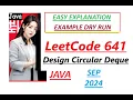 Design Circular Deque Leetcode 641 Java Code Developer Coder