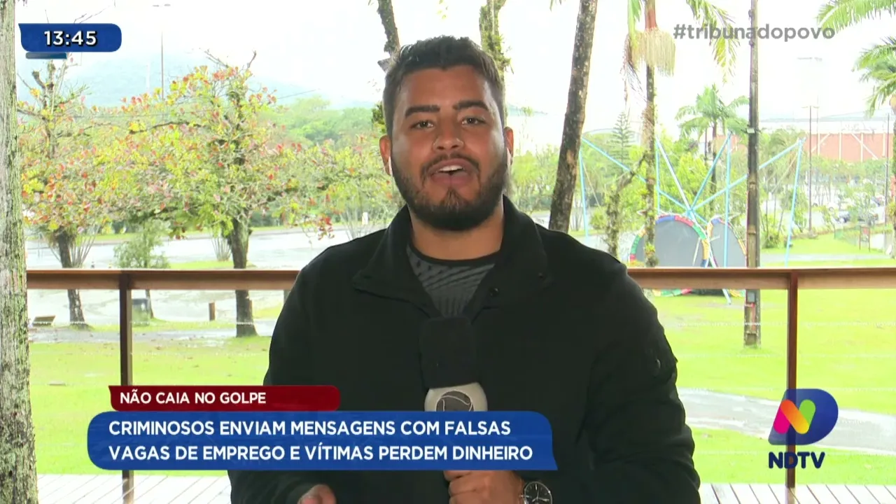 Criminosos enviam mensagens com falsas vagas de emprego e vítimas perdem dinheiro
