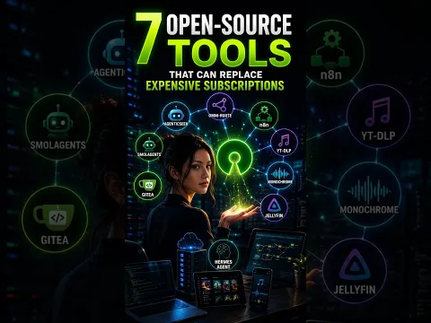 7 Open-Source Tools That Can Replace Expensive Subscriptions 👀