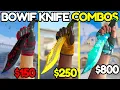 The BEST Bowie Knife Glove COMBOS for Every Budget in CS2 in 2025