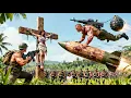 Download Lagu 2025 Action Hit! 2 Special Forces soldiers storm the jungle, rescue female medic with full firepower