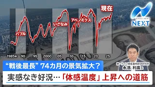 ”戦後最長”74カ月の景気拡大？ 実感なき好況…「体感温度」上昇への道筋【NIKKEI NEWS NEXT】
