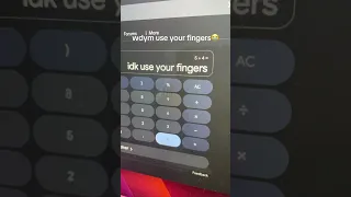 What Is This Diddy Blud Doing On The Calculator 