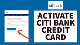 How To Activate Citi Bank Credit Card Online 2022 Activating New Citi Bank Credit Card