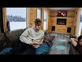 24 Hours in a Luxury Ice Fishing Shack