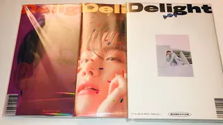  unboxing baekhyun delight the 2nd mini album cinnamon honey and mint versions 