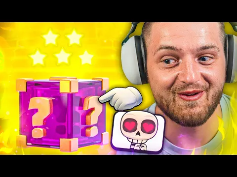 Video Thumbnail: ⭐😍ZWEIMAL 5 STAR Lucky DROPS! - BESTER Loot & GOLEM lvl 14 auf F2Pass Clash Royale ACCOUNT!