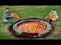 Download Lagu We hebben ondergronds een gigantische zelfgemaakte pizza gebakken!