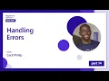 Handling Errors 14 of 18 Web APIs for Beginners