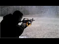 Beta Drum catches on fire while doing 100rd mag dump in a M16