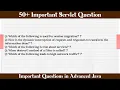 MCQ Questions Servlet with Answers