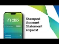 How to request Stamped Account Statement on the CBD Mobile App Step-by-step guide 2026