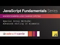 Special Array Methods Advanced Sorting of Elements JavaScript Fundamentals Series