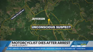 Sheriff Man becomes unconscious during Ashe County arrest dies
