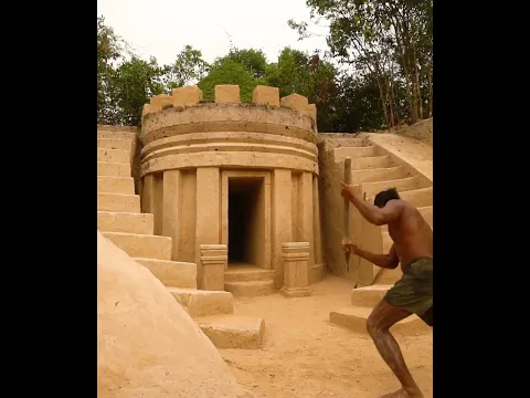 Amazing DIY Castle Built in the Jungle!