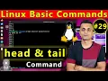 What is head and tail Command in Linux How To Use head and tail Command in Linux In Hindi