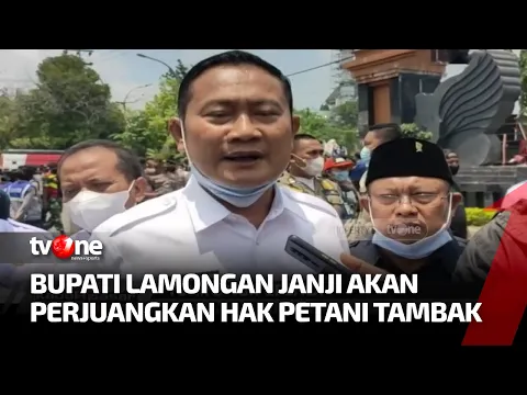 Ribuan Petani Tambak di Lamongan Turun Jalan, Protes Pupuk Subsidi Dihapus