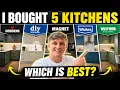 I Bought 5 Kitchens Kitchen comparison of Wren DIY Kitchens Howdens Magnet Wickes Review