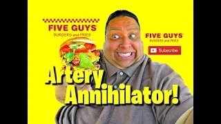 Five Guys Secret Menu Item The Artery Annihilator Burger