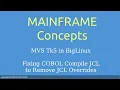 MVS Tk4 - Cleaning up the COBOL Compile JCL